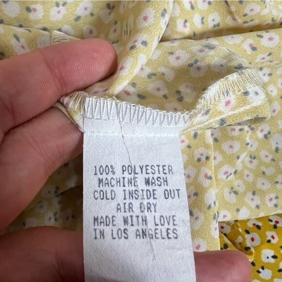 RESA Ashley Midi in Honeysuckle revolve smocked dress Sz M - Picture 6 of 9